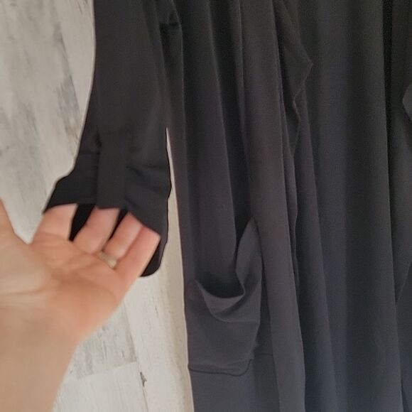 T. Tahari Black Duster - Picture 8 of 16